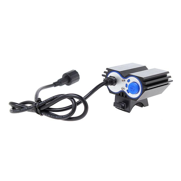 Far X2 reincarcabil 1800 lumeni, 4 moduri, aliaj aluminiu