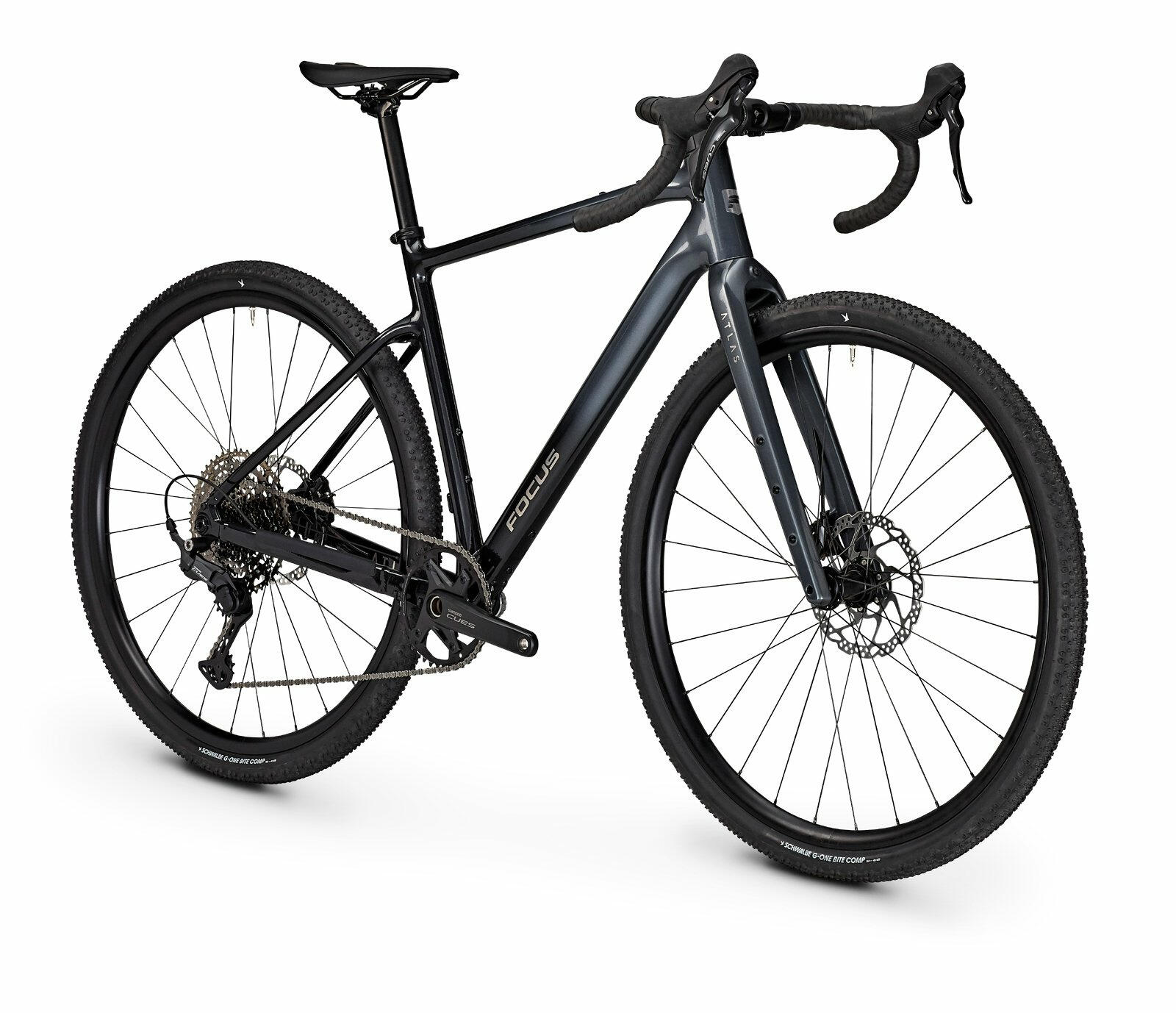 ATLAS 6.7 Gravelbikes & Cyclocross Bikes in Steelgrey/Diamondblack 3/4