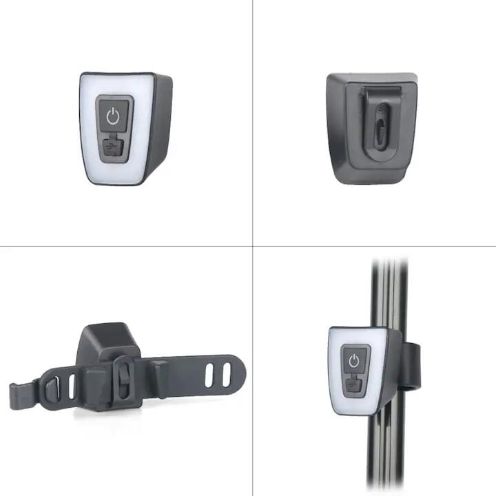 Stop lampa Carsons tip trapez, reincarcabila USB, 5 moduri 3/7