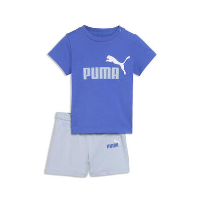Minicats essentials set met t-shirt en short voor peuters puma peach frost red