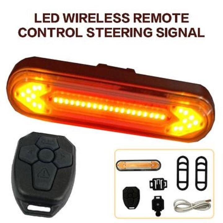 Stop wireless cu semnalizare prin telecomanda, 4 moduri luminare