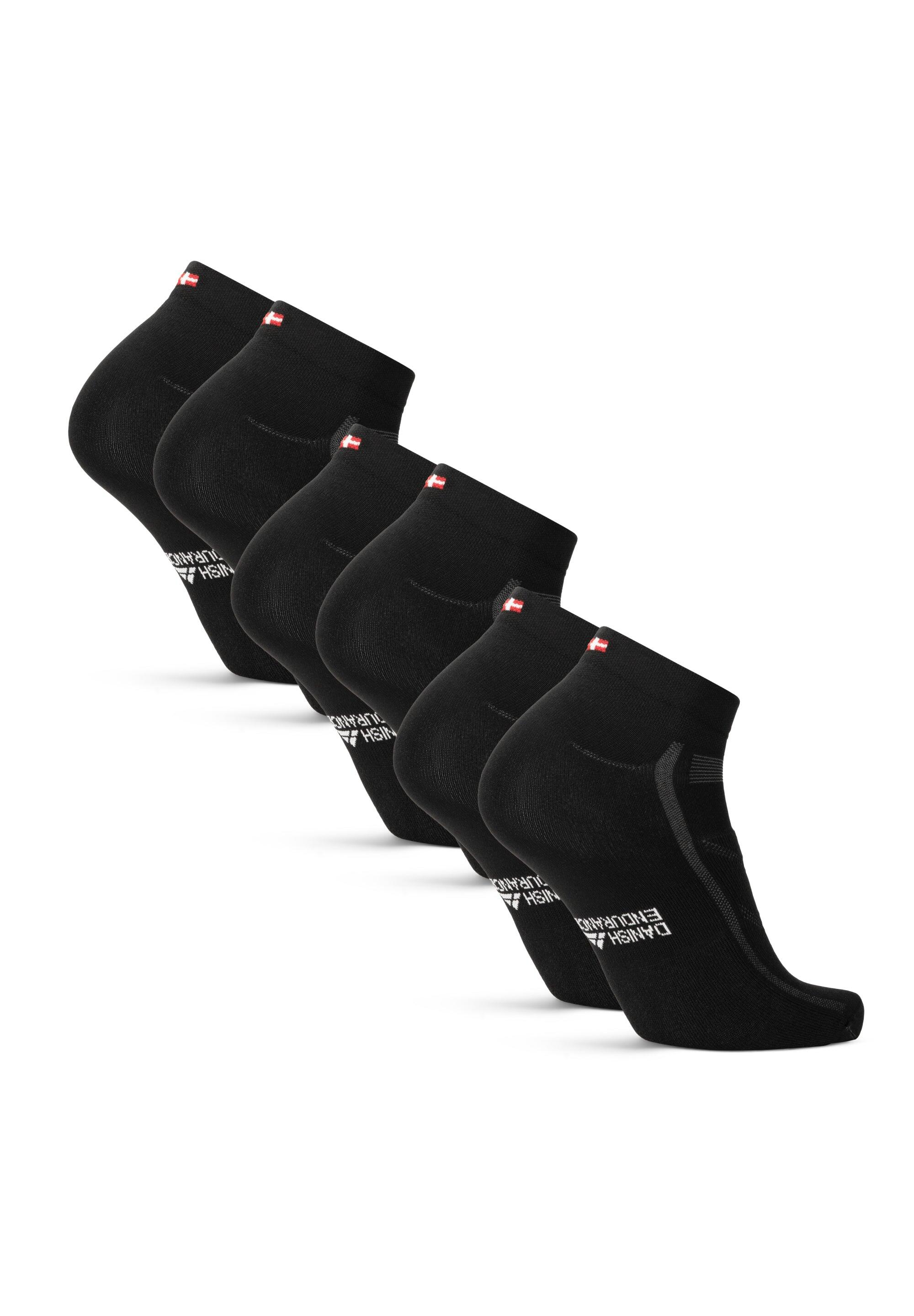 Meias de ciclismo estrada corte baixo 3 pares secagem rápida anti-bolhas 2/5