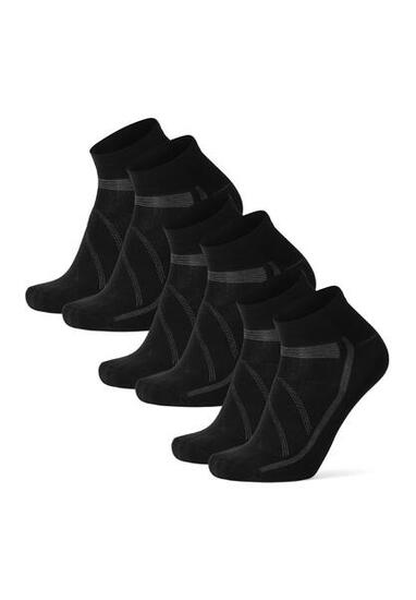 Chaussettes de cyclisme route basses 3 paires séchage rapide anti-ampoules