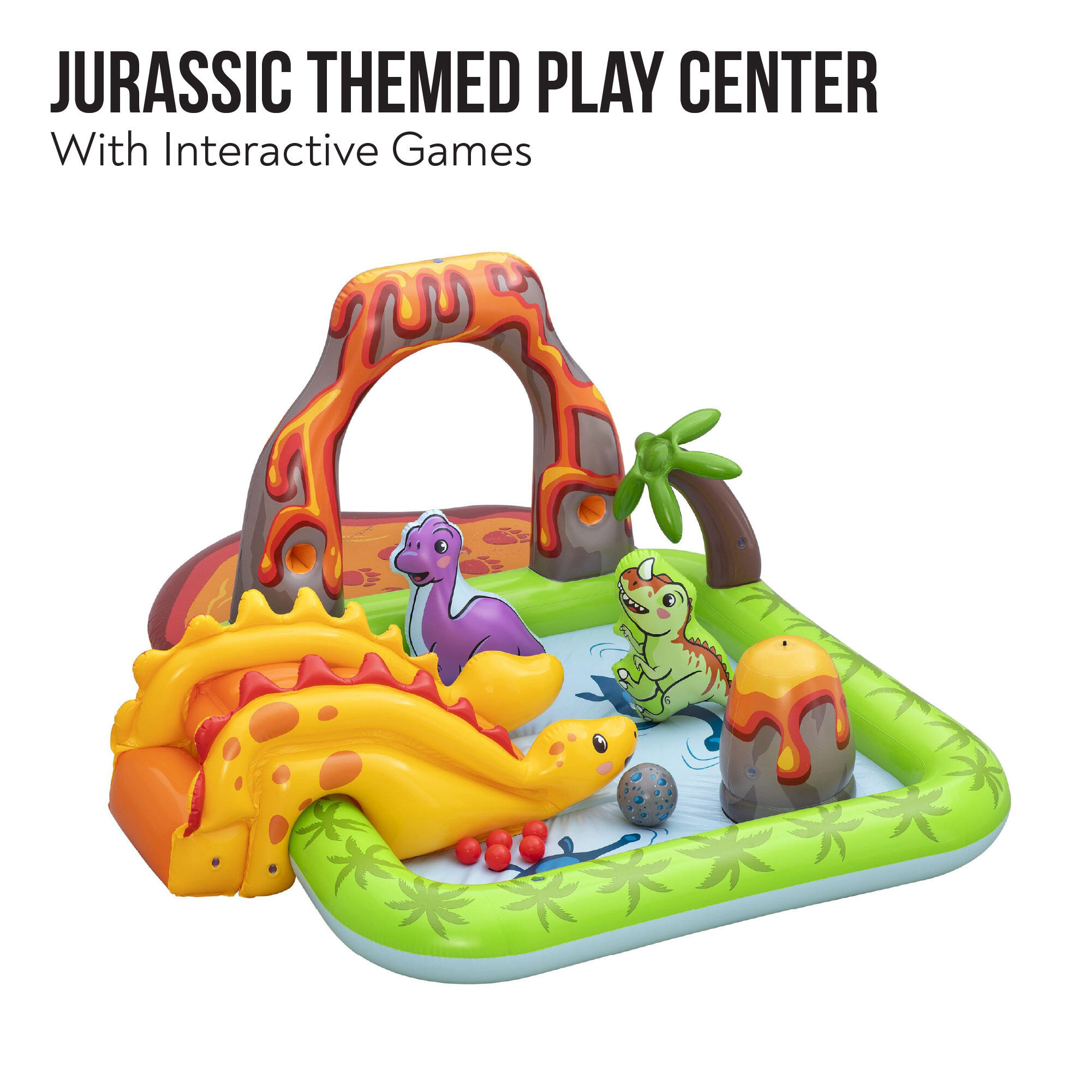 Bestway Volcano Springs Play Centre, Inflatable Kids Pool, Water Play Centre 5/6