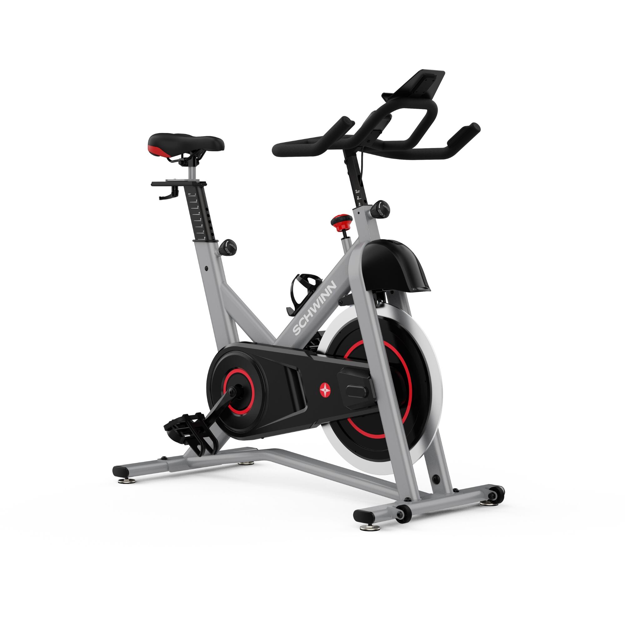 Bicicleta de ciclo indoor IC3.5 - 100 níveis, pedais SPD e monitor LCD 1/7