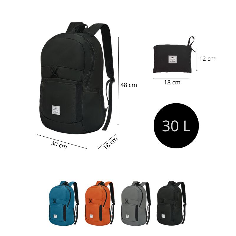 Nepromokavý sbalitelný batoh 30 l 3/3