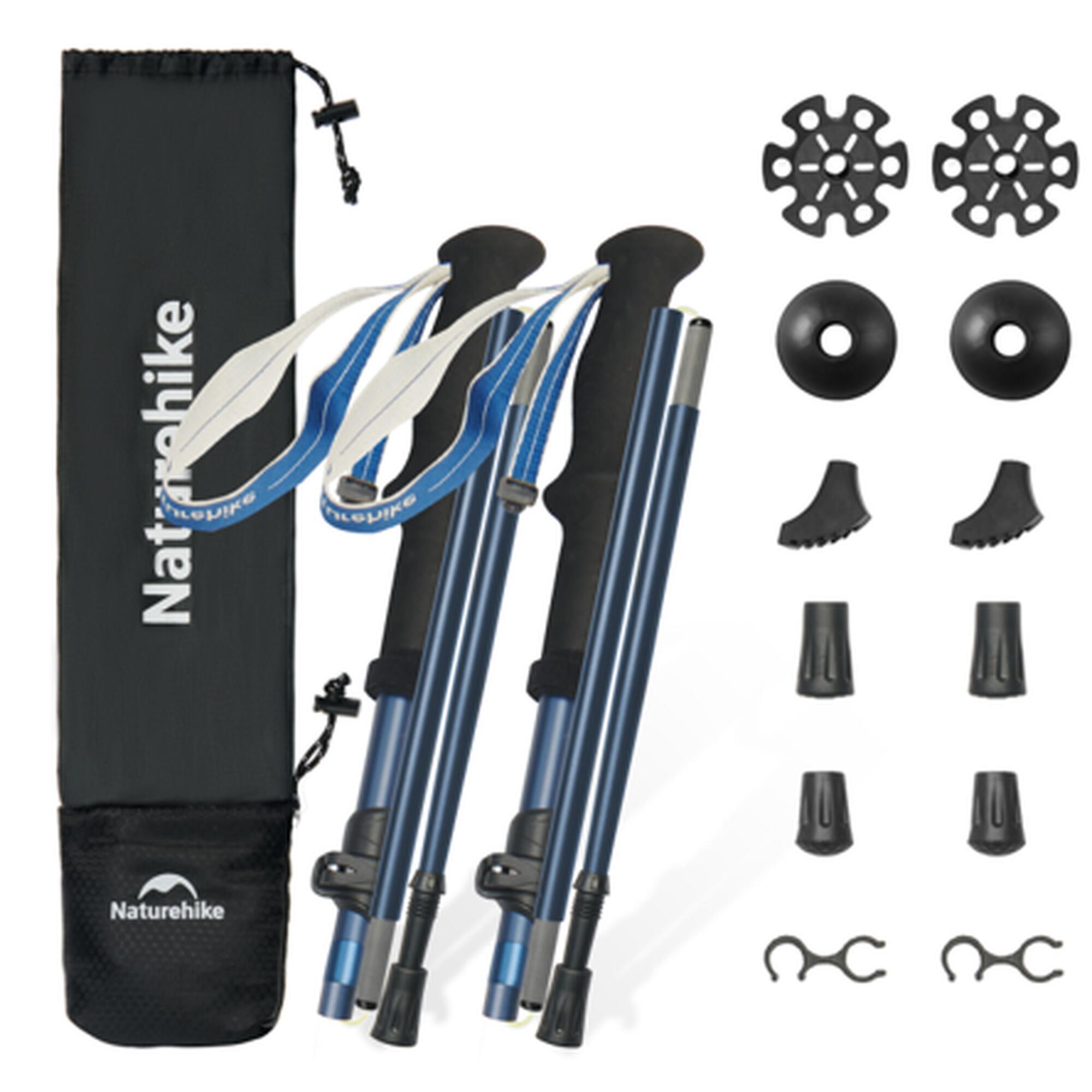 NATUREHIKE Trekingové hole Gale- pár