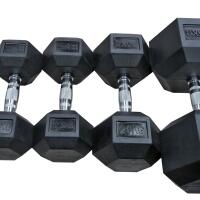 Hantla ogumowana Bauer Fitness HEX 3/3