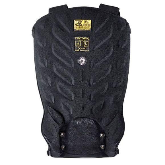 Mochila GTX20 J 20L com protetor de costas nível 2 (tamanhos 16/21) - Amarela 2/2