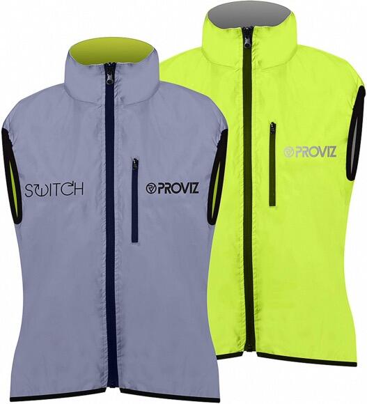 SWITCH JACKET Gilet réversible fluo/réfléchissant - Homme - S 3/5