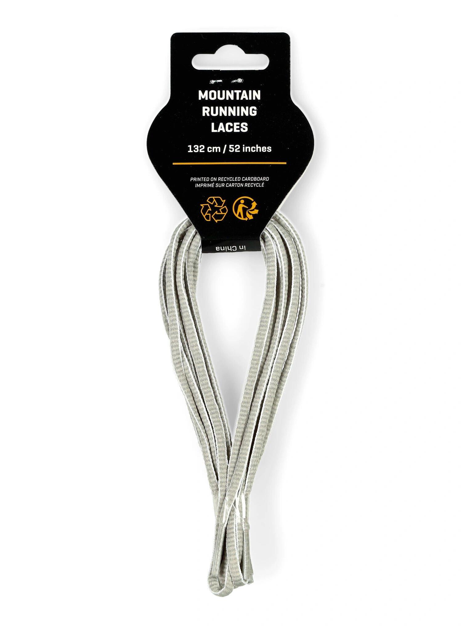 Sznurowadła La Sportiva Mountain Running - white/mid grey 132 cm 2/3