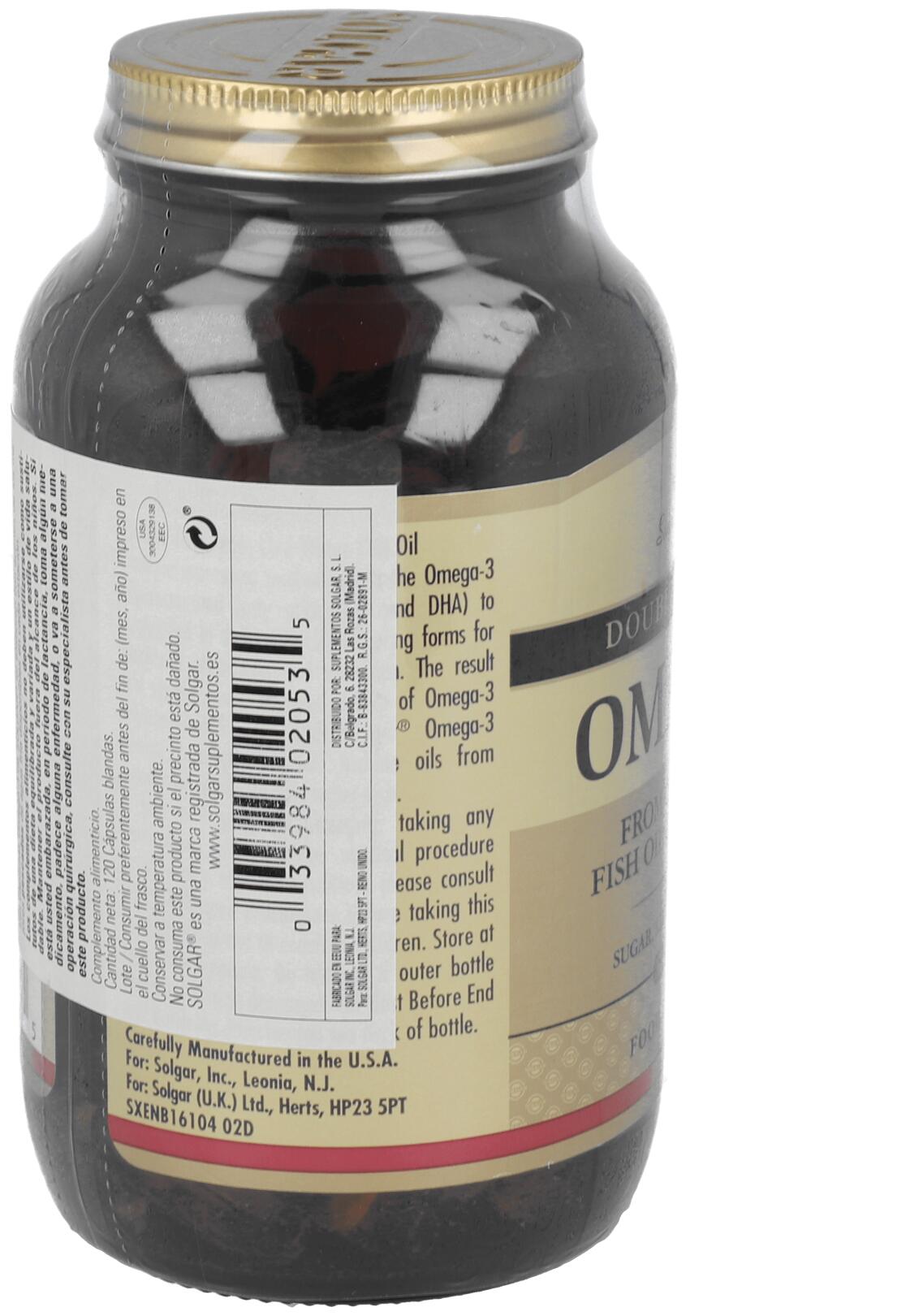 Omega 3 Double Strenght 120 Cápsulas Blandas 3/3