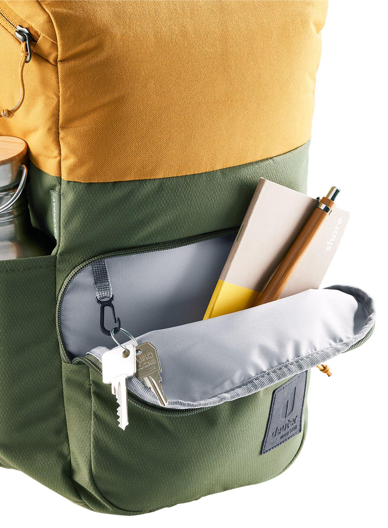 Plecak miejski dla dziecka Deuter Overday - khaki/cinnamon 7/7