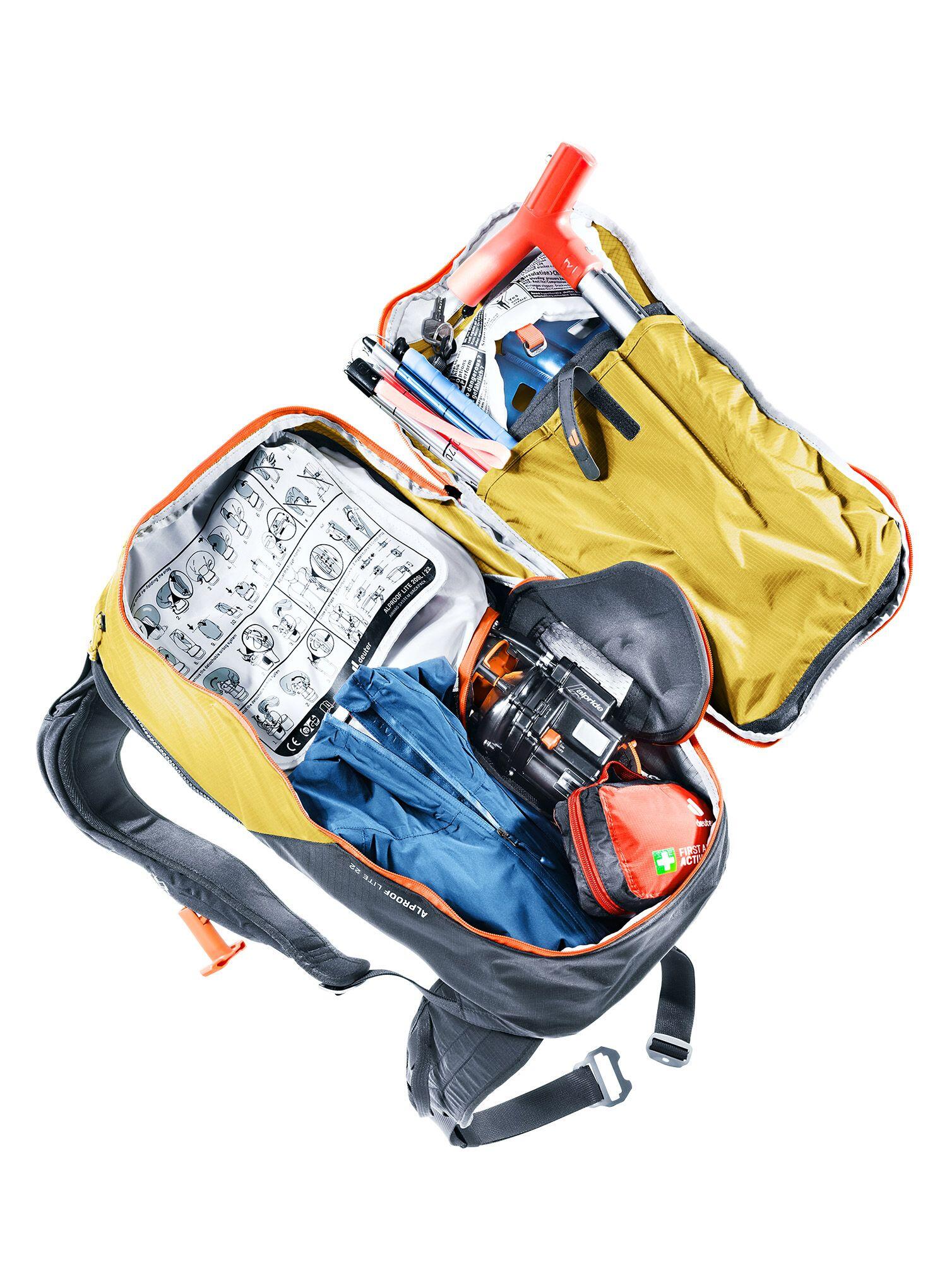 Plecak lawinowy Deuter Alproof Lite 22 Alpride E2 22L, bez PFC 6/7