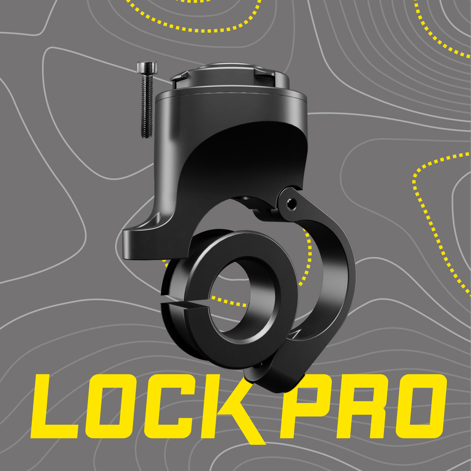 Supporto Portacellulare da Bici e Monopattino Ultra Stabile LockPro per Manubrio 2/7