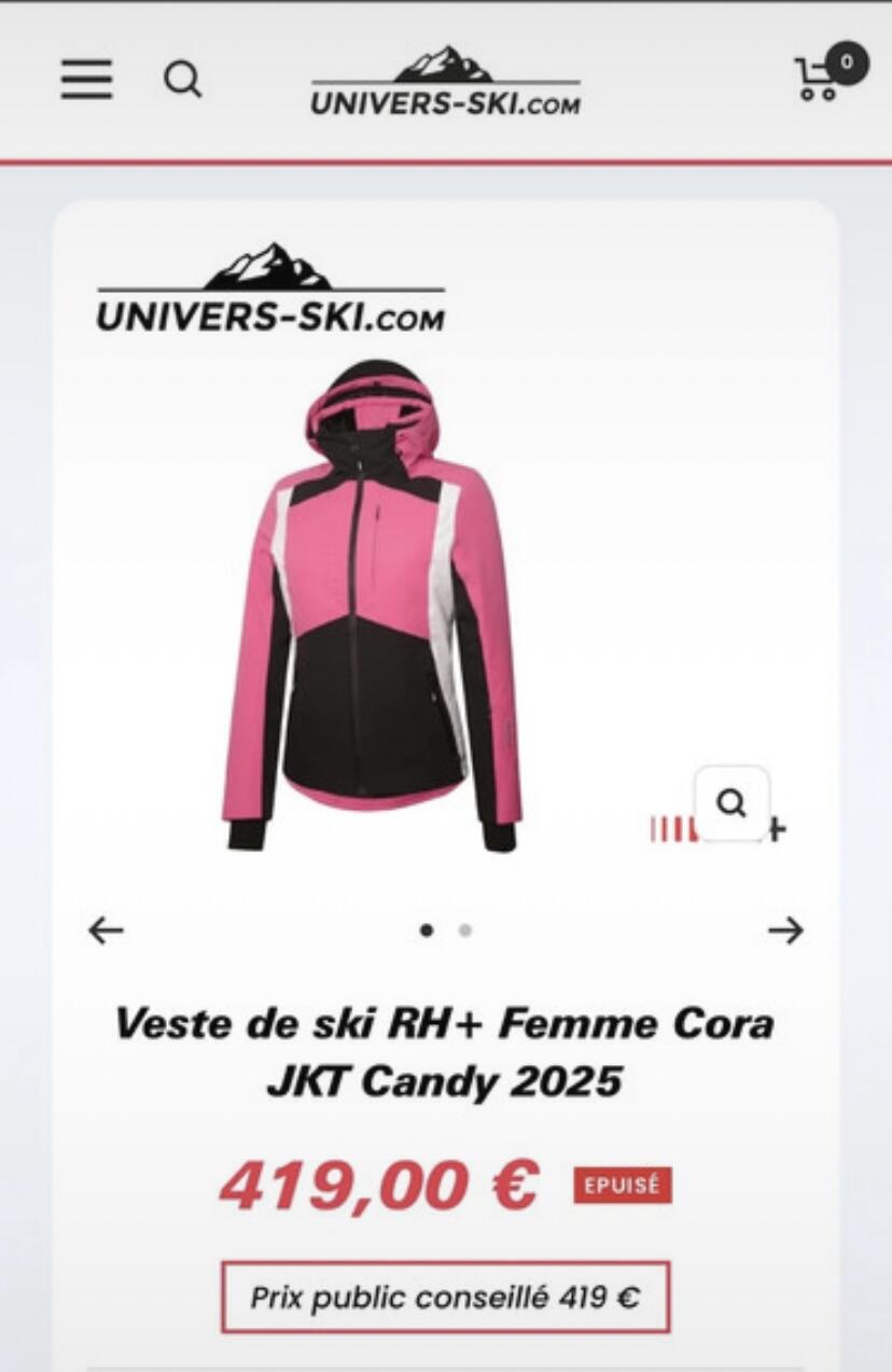 Entre Particuliers - Veste de ski RH+ neuve 5/5