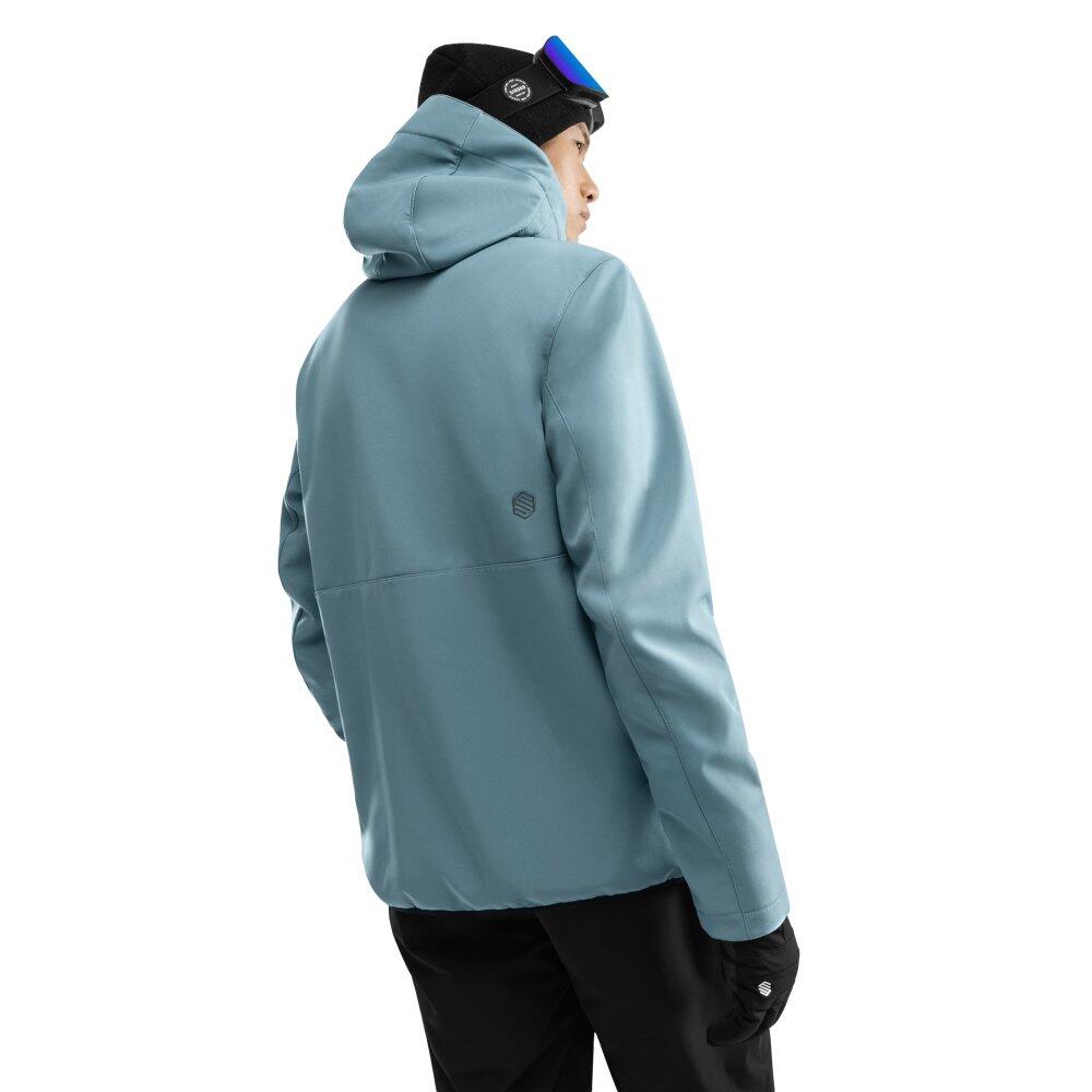 Giacca da snowboard da uomo Sport invernali W2 Beluga Blu Acciaio 2/8