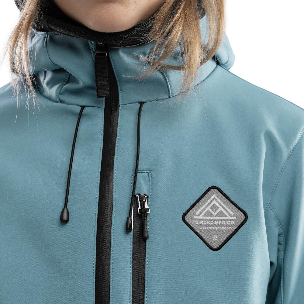 Damen Wintersport snowboardjacke für W2-W Beluga Stahlblau 4/8
