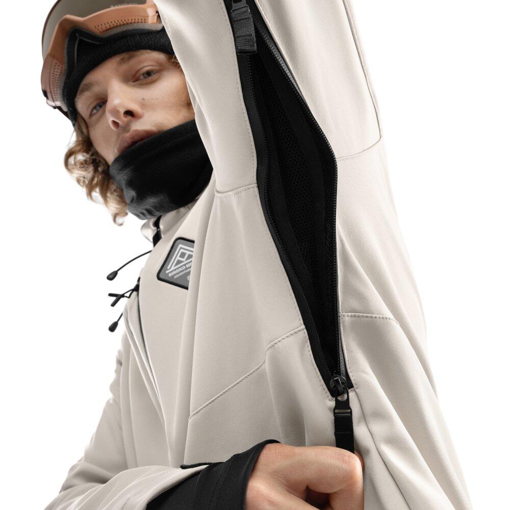 Herren Wintersport snowboardjacke für W2 Cerro Beige 4/8