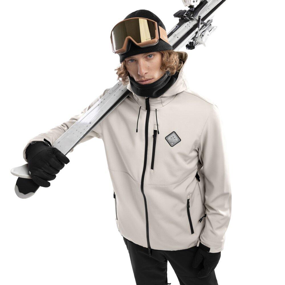 Men Winter sports 's snowboard jacket W2 Cerro Beige