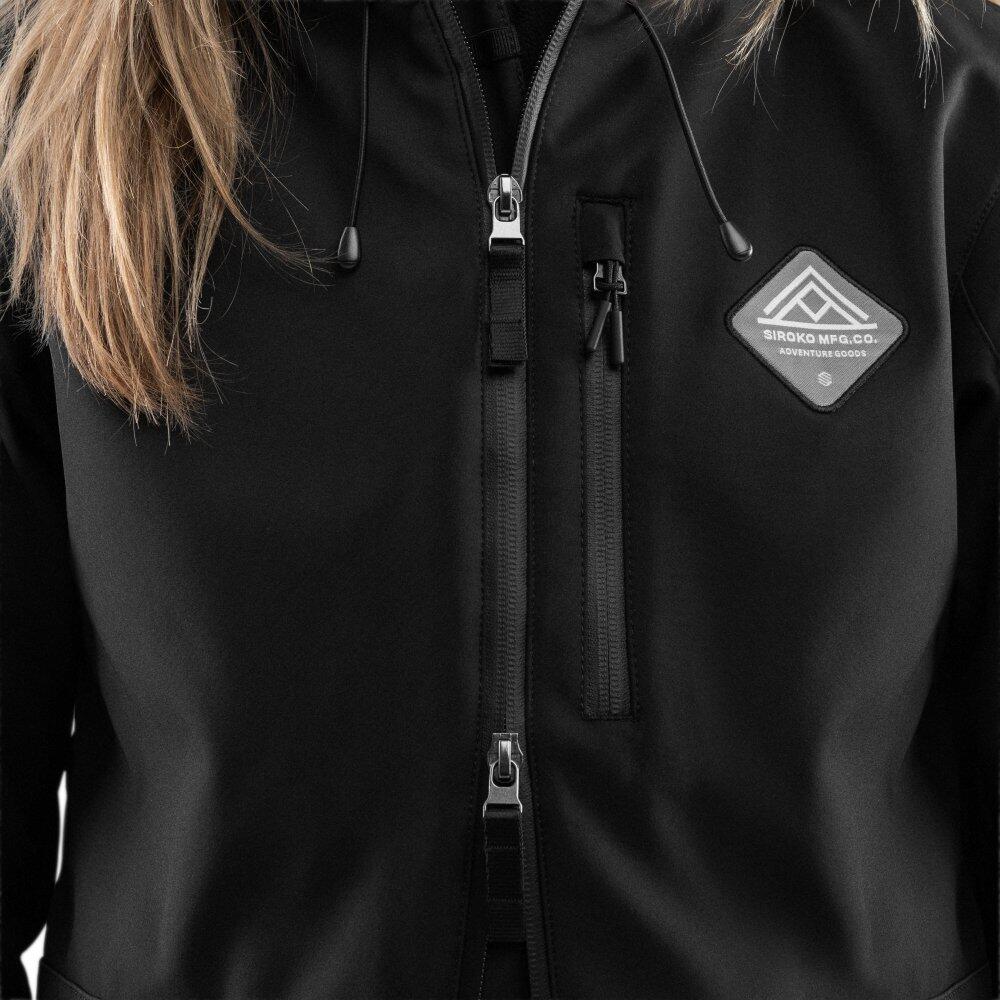 Women Winter sports 's snowboard jacket W2-W Kalima Black 4/8