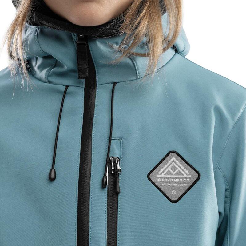 Jacheta de snowboard pentru femei W2-W Beluga Albastru Oțel
