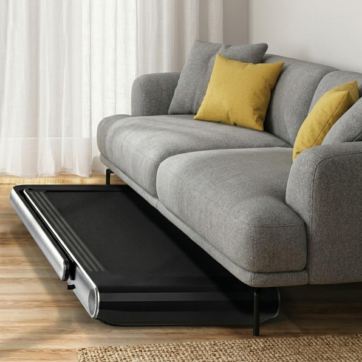Tapis de course T400PRO. Pliage compact. Usage semi-professionnel/professionnel. 4/6