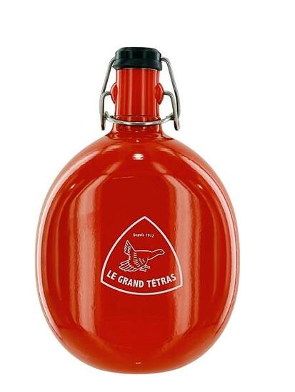 La Gourde Française Ovale 1 litre - Rouge