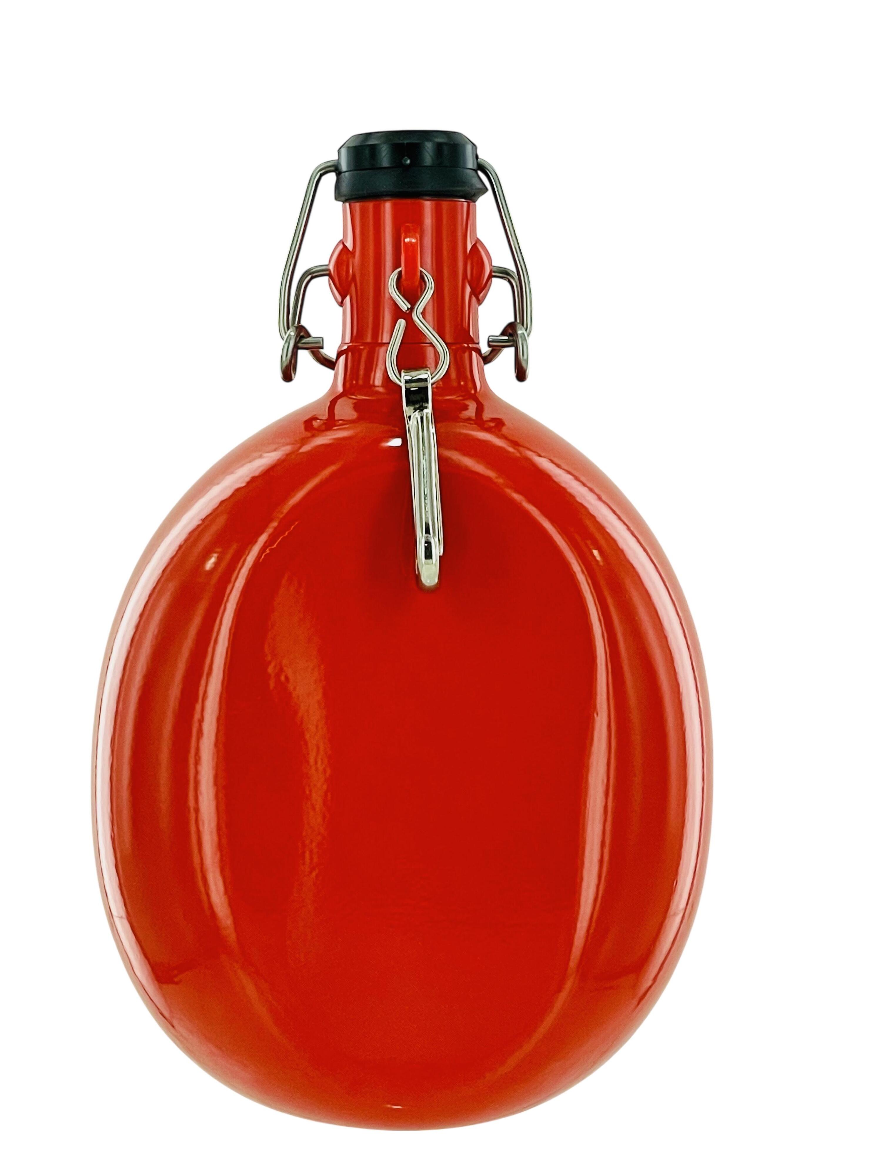 La Gourde Française Ovale 1 litre - Rouge 3/7
