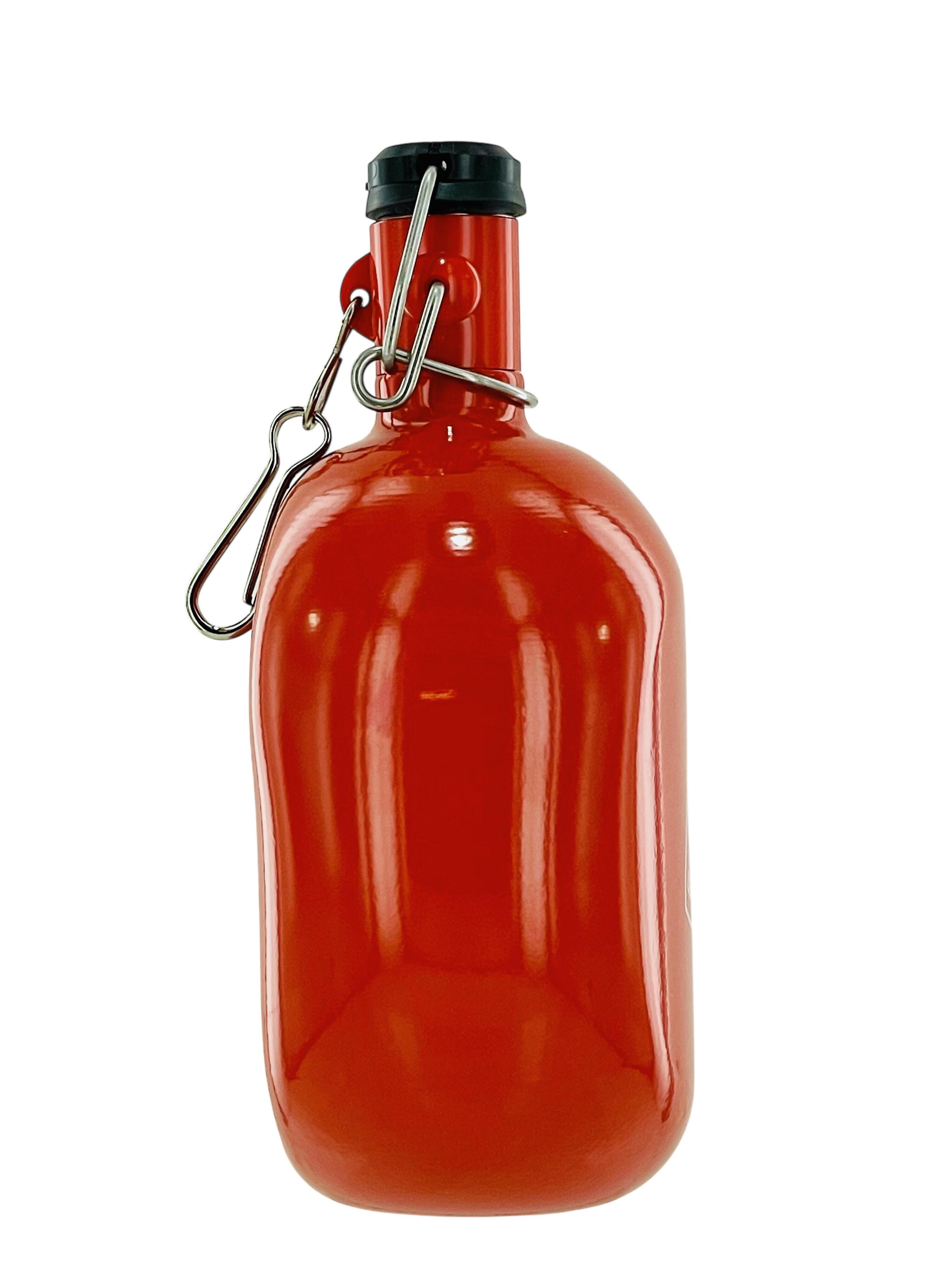 La Gourde Française Ovale 1 litre - Rouge 2/7