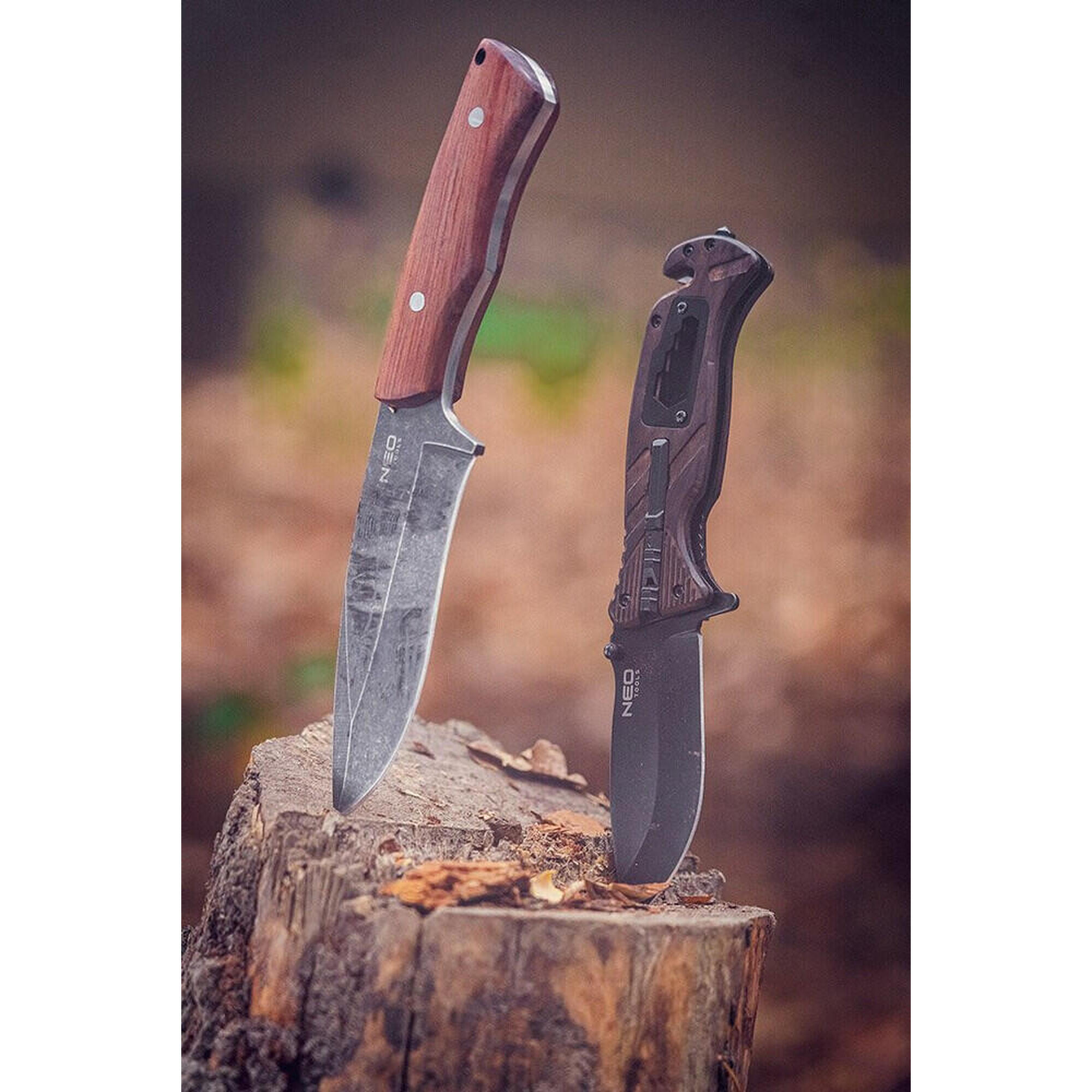 Cutit tactic, cu teaca, model Survival, 23 cm, NEO