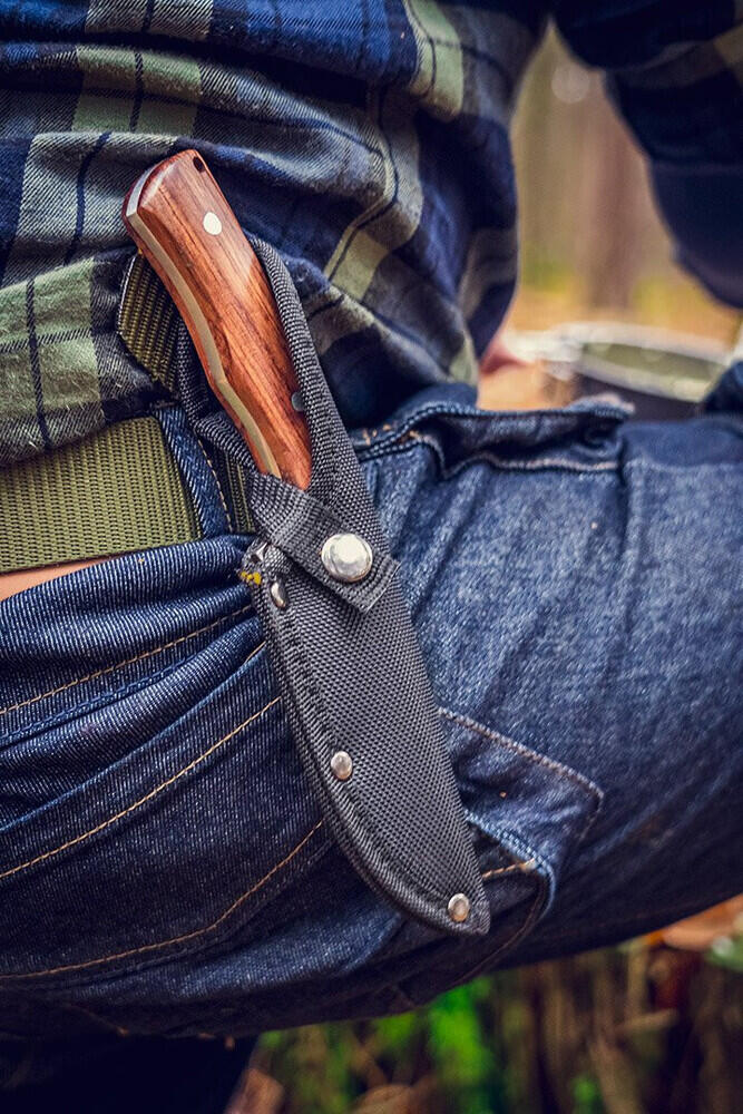 Nóż survivalowy myśliwski full-tang 23 cm z kaburą 6/6