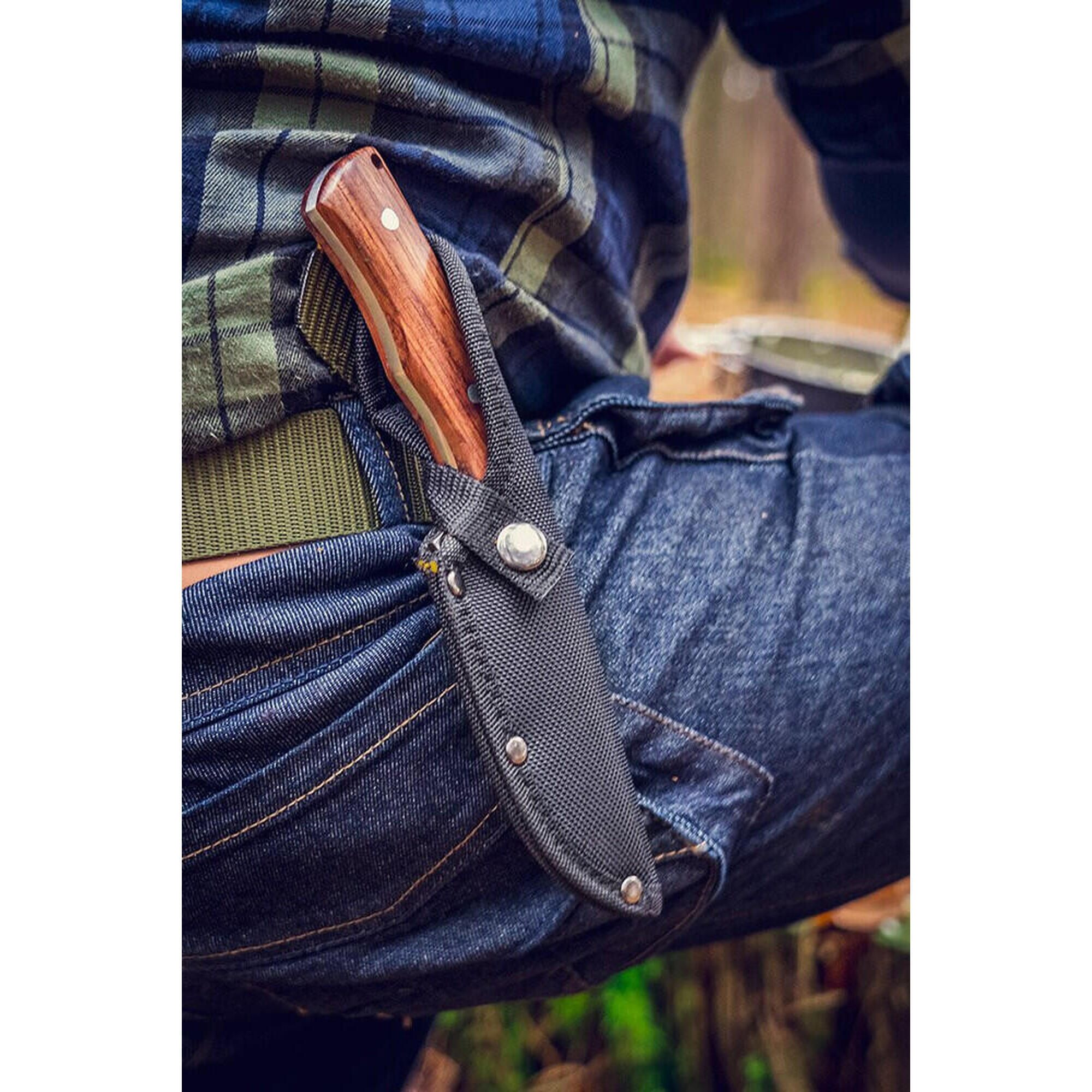 Cutit tactic, cu teaca, model Survival, 23 cm, NEO
