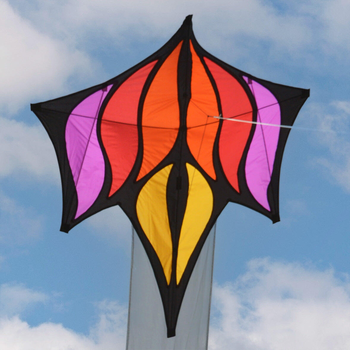 Eenlijnsvlieger Spiderkites Brasington Between the lines #5 030090-5 Oranje 3/4