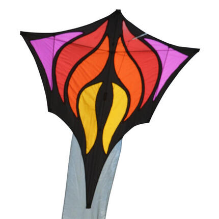 Einleiner Drachen Spiderkites Brasington Between the lines #1 030090-1 Orange