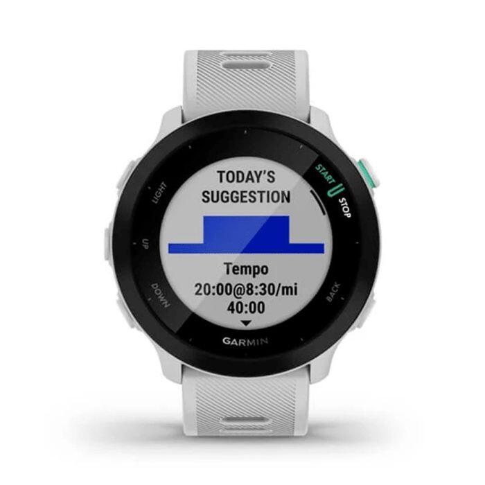 Tweedehands - Garmin Forerunner 55 GPS Multisporthorloge, Wit - Als nieuw 2/4