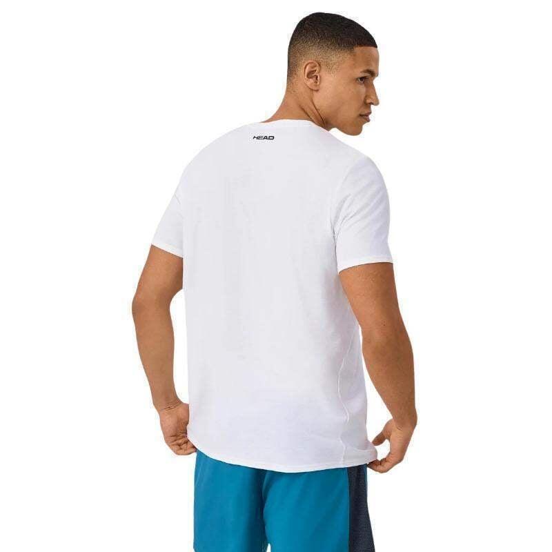 Camiseta Head Rainbow White 3/7