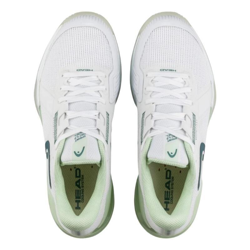 Zapatillas Head Sprint Pro 4.0 Blanco Verde Mujer 3/7