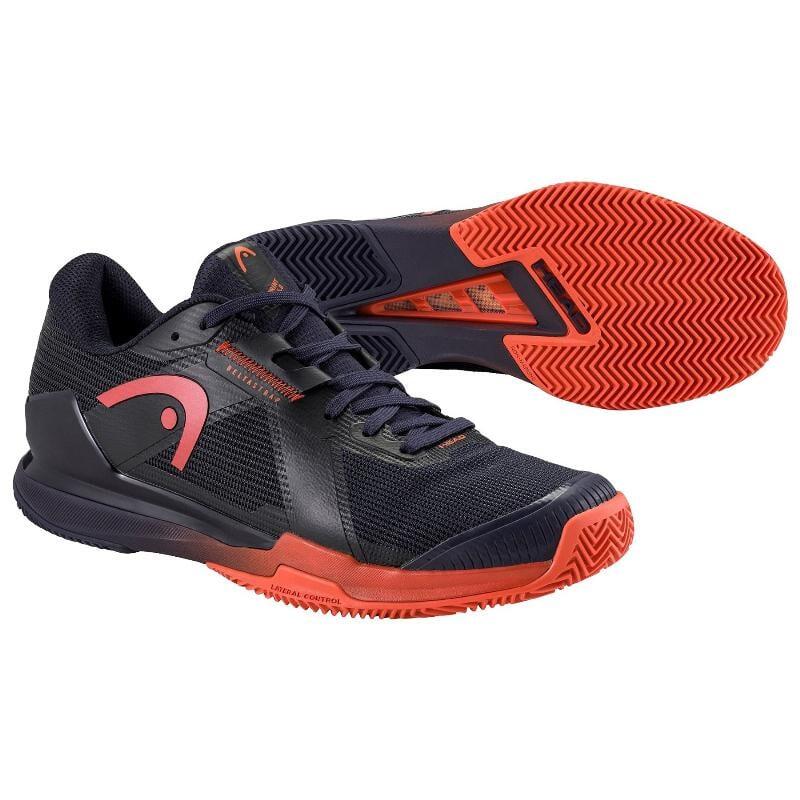 Zapatillas Head Sprint Pro 4.0 Clay Azul Oscuro Rojo 3/6