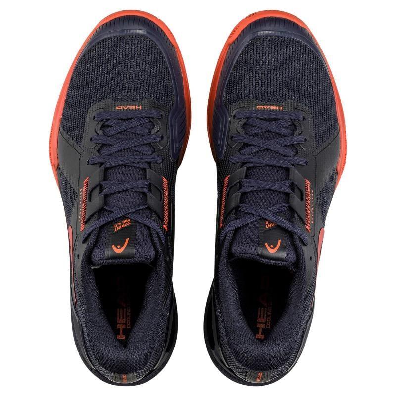 Zapatillas Head Sprint Pro 4.0 Clay Azul Oscuro Rojo 2/6