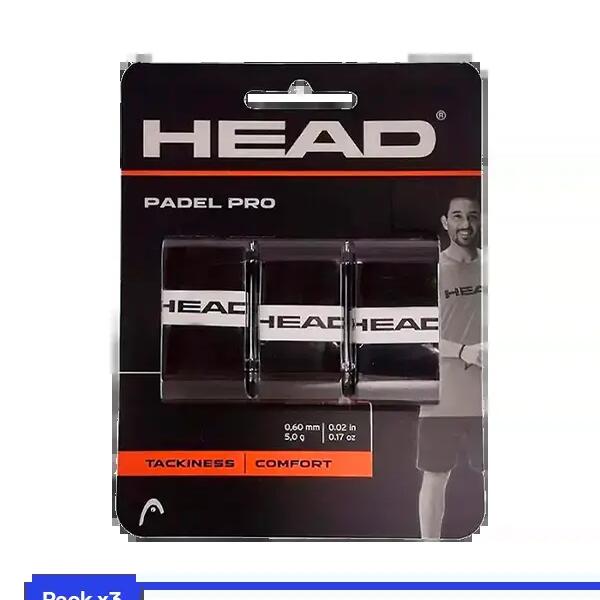 Padel Pro 3 Pack Overgrip Black