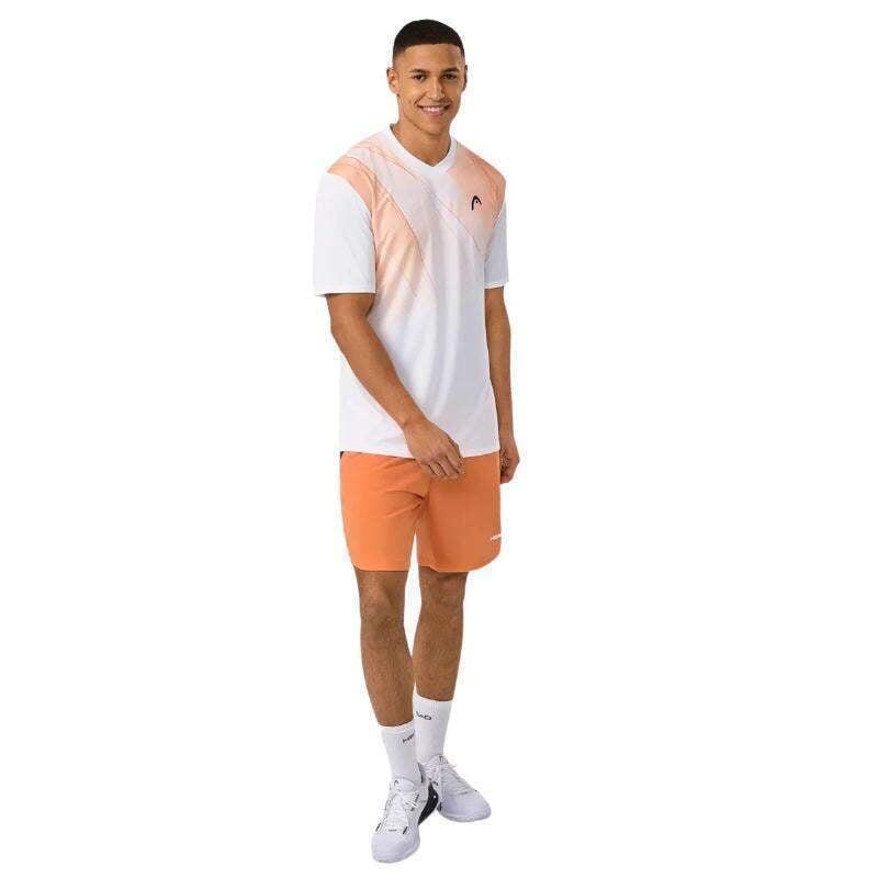 Camiseta Head Topspin Naranja Print 3/7