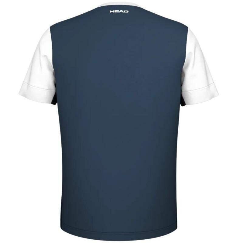 Camiseta Head Slice Azul Marinho Branco 3/5
