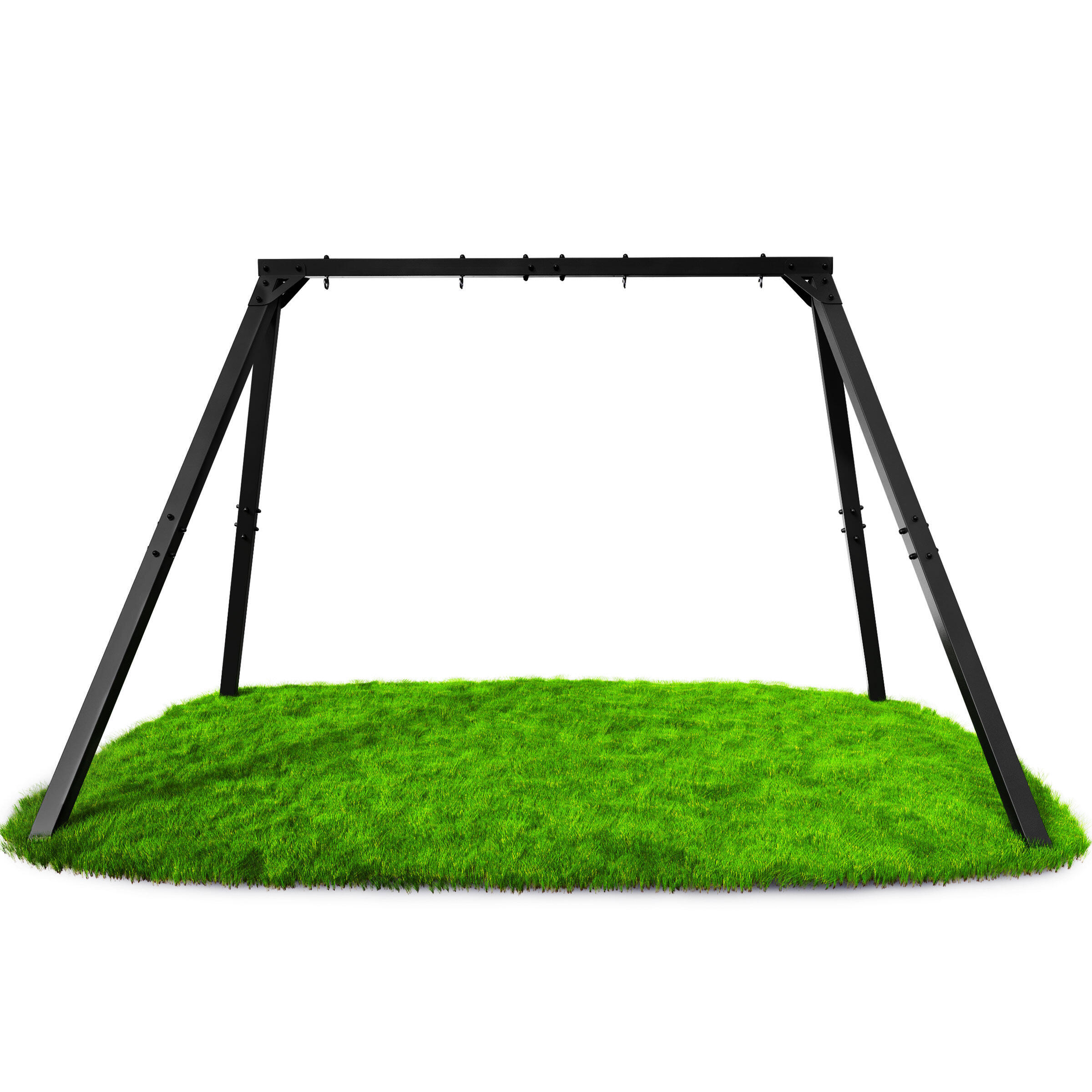 K-SPORT columpio doble metálico con nido y tabla 3/7