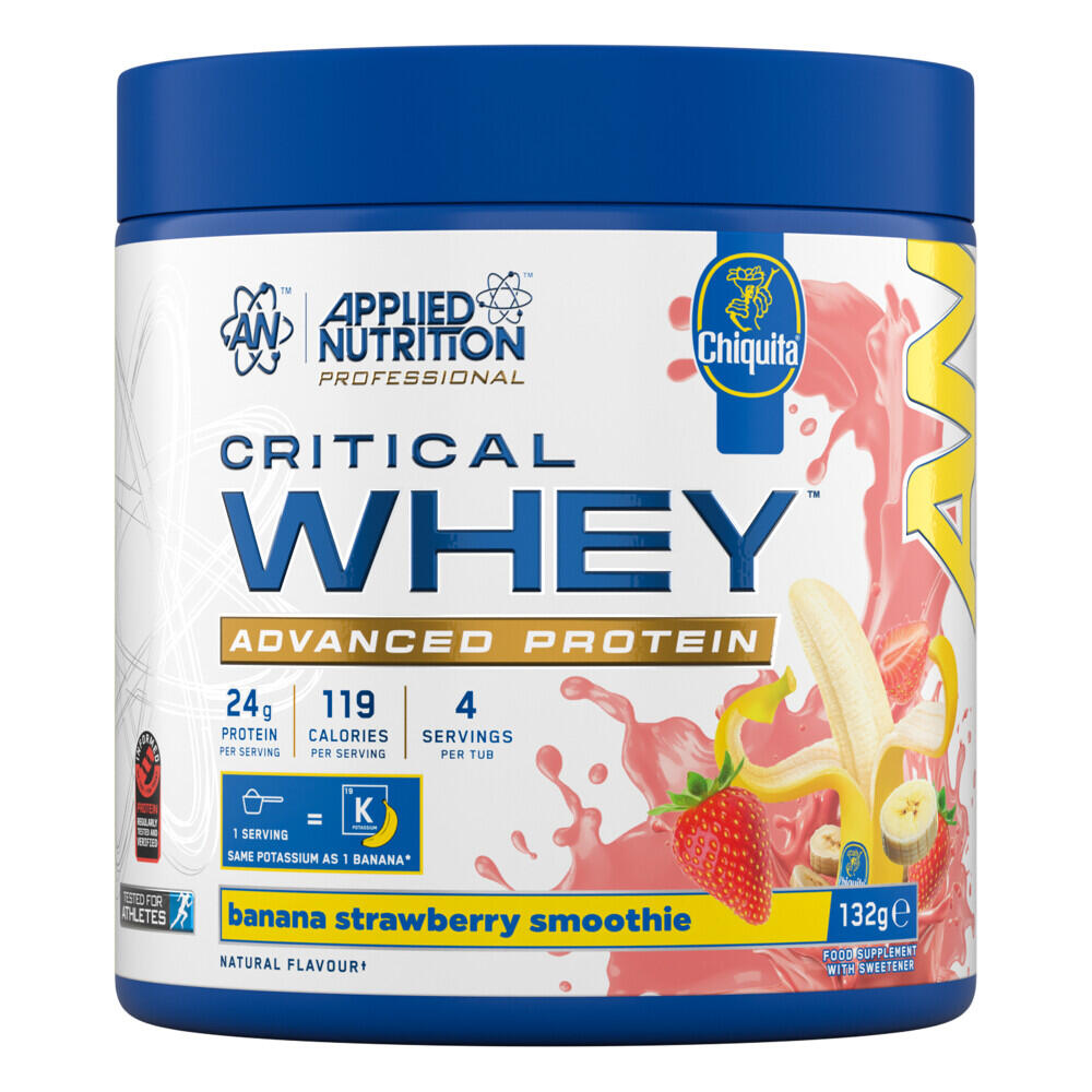 Applied Nutrition Critical Whey (132g) Chiquita Banana Strawberry Smoothie