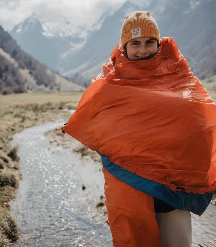Coperta da campeggio multifunzione VERSATECH, calda e leggera 5/7