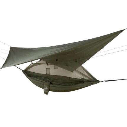 CRUSADER Hamac de bivouac avec moustiquaire et tarp intégrés