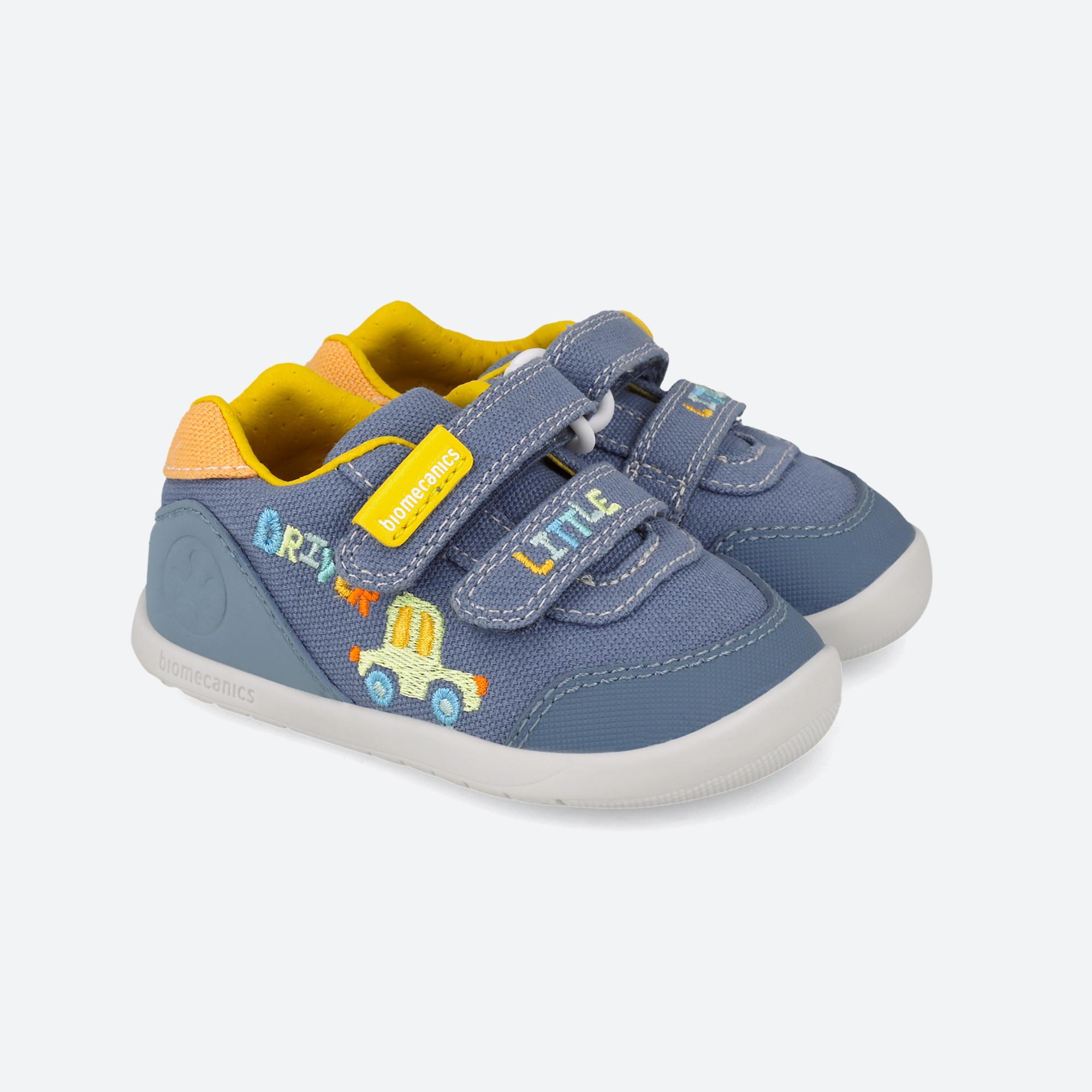 Zapatillas Barefoot Bebé Biomecanics 262196A Azules Cierre Adherente 2/7