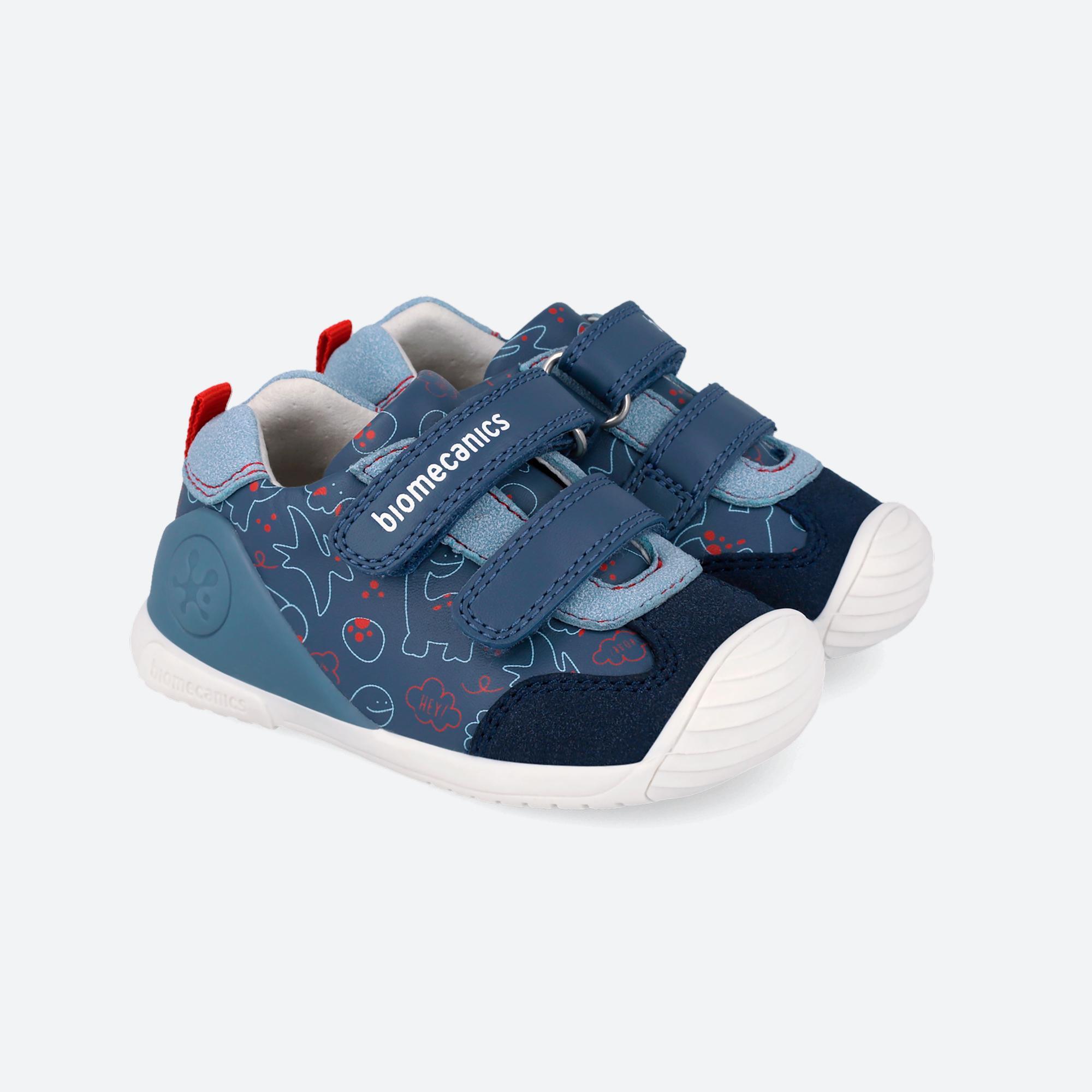 Zapatillas Primeros pasos Bebé Biomecanics 262120A Azules Cierre Adherente 2/6