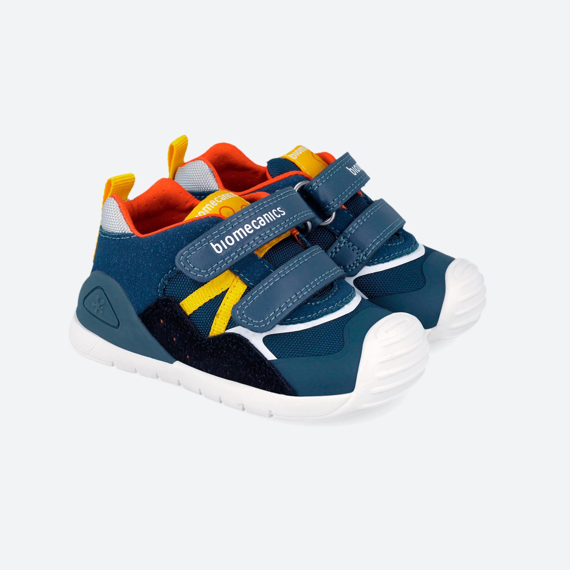 Zapatillas Primeros pasos Bebé Biomecanics 262122B Azules Cierre Adherente 2/6